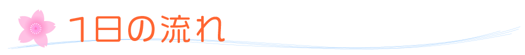 1日の流れ